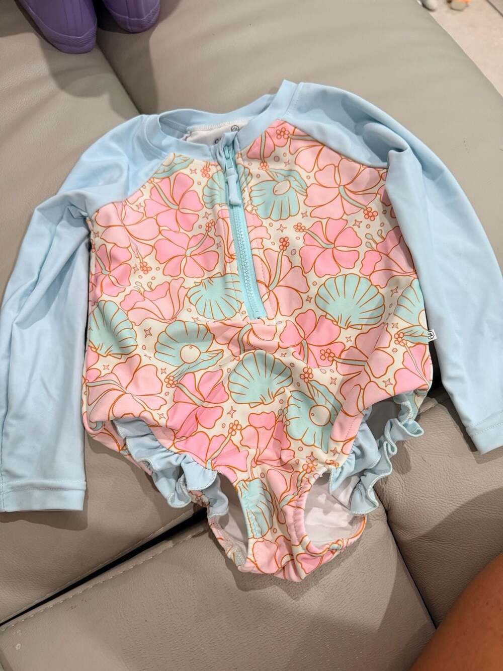 Caden Lane Seashell Swimsuit Bathing Suit